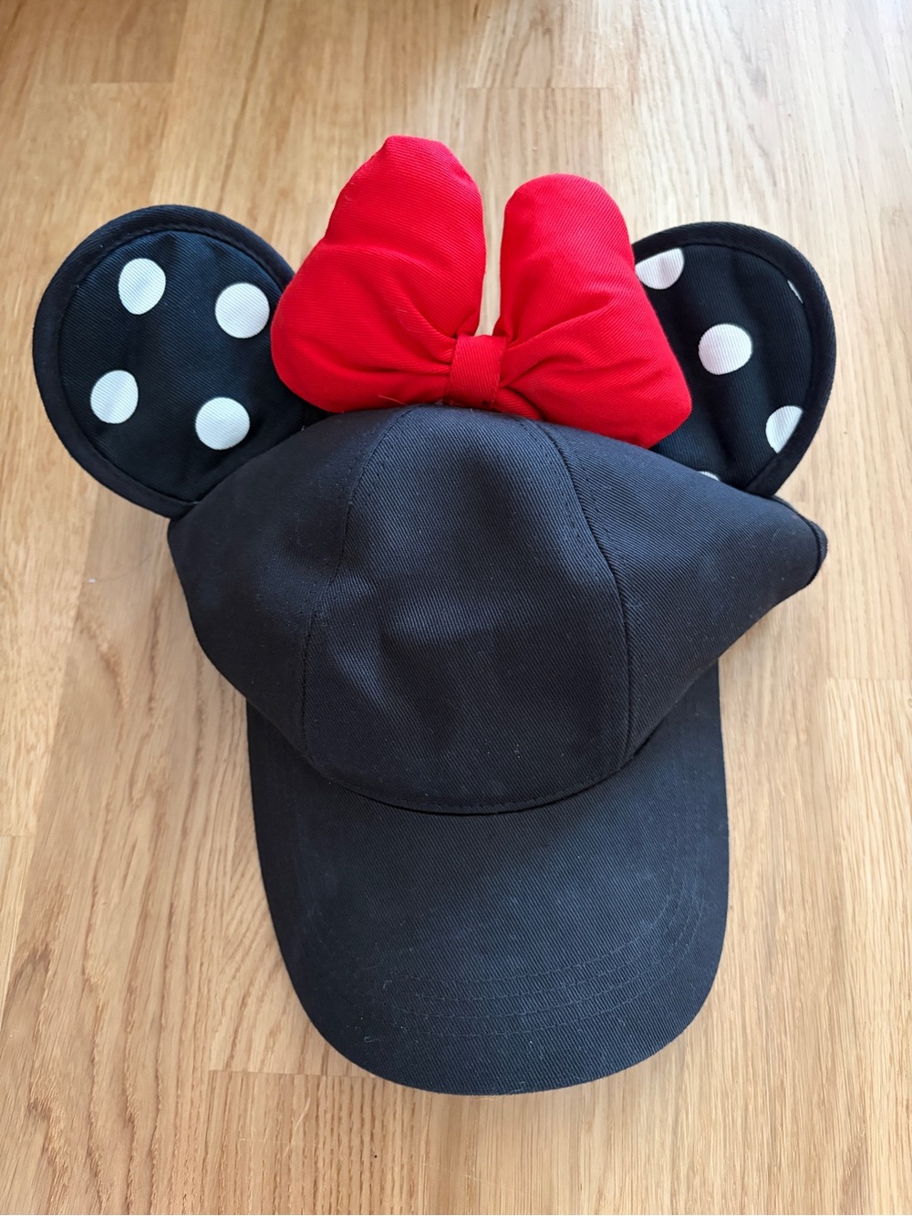 Disney Parks Black Baseball Cap with Iconic Ear Detail